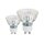 2 x Eglo LED Glas Reflektor 2,8W = 25W GU10 matt 250lm warmweiß 3000K 120°