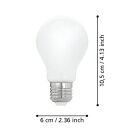 Eglo LED Filament Birnenform 12W = 100W E27 matt 1521lm warmweiß 2700K