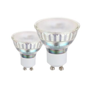 2 x Eglo LED Glas Reflektor 4,6W = 35W GU10 matt 400lm neutralweiß 4000K 120°