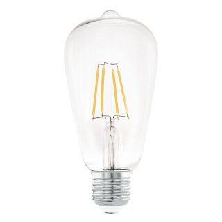 Eglo LED Filament Leuchtmittel Edison ST64 7W = 60W E27 klar 806lm warmweiß 2700K