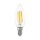 Eglo LED Filament Leuchtmittel Kerze C35 4W = 40W E14 klar 470lm warmweiß 2700K