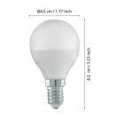 Eglo LED Tropfen 4,9W = 40W E14 matt 470lm warmweiß...