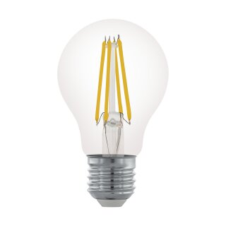 Eglo LED Filament Leuchtmittel Birne A60 8W = 60W E27 klar 806lm warmweiß 2700K DIMMBAR