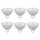 6 x Osram LED Leuchtmittel MR16 Glas Reflektor 3,4W = 20W GU5,3 12V 230lm warmweiß 2700K 36° DIMMBAR