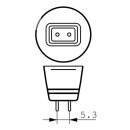 Philips LED MR16 Reflektor 4,5W = 20W GU5,3 12V 207lm...