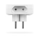Smartwares SH5-SET-FL SmartHome 2er-Set Funksteckdosen 30m 433,92 MHz 5 Kanal 230V 460W weiß mit Fernbedienung