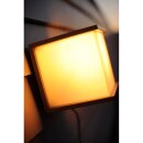 Eco-Light Wandleuchte Box Cube Anthrazit max. 60W E27