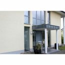 Eco-Light LED Wandleuchte Slim Edelstahl IP44 8W 640lm warmweiß 3000K Bewegungsmelder