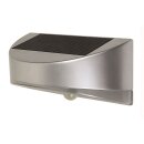 Lutec LED Solarleuchte Bread silber 1,2W 200lm neutralweiß 4000K Bewegungsmelder