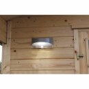 Lutec LED Solarleuchte Bread silber 1,2W 200lm neutralweiß 4000K Bewegungsmelder