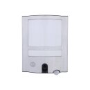 Lutec LED Kameraleuchte Vesta Edelstahl IP54 30W 1350lm warmweiß 3000K Bewegungsmelder