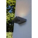 Eco-Light LED Wandleuchte Anthrazit IP65 3 x 3W 605lm neutralweiß 4100K schwenkbar