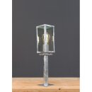 Eco-Light Sockelleuchte Karo Alu verzinkt IP44 max. 60W...