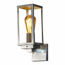 Eco-Light Außenwandleuchte Karo verzinkt IP44 max. 60W E27 Schalter Dämmerungssensor