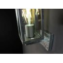 Eco-Light Außenwandleuchte Karo verzinkt IP44 max. 60W E27 Schalter Dämmerungssensor