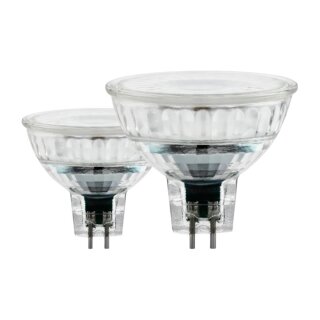 2 x Eglo LED Glas Reflektor 5,2W = 50W GU5,3 matt 450lm warmweiß 2700K 38°