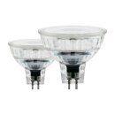 2 x Eglo LED Glas Reflektor 5,2W = 50W GU5,3 matt 450lm...