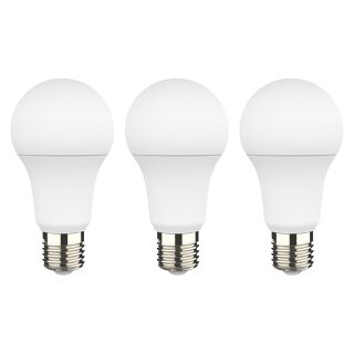 3 x Eglo LED A60 Birnen 9W = 60W E27 matt 806lm warmweiß 3000K Ra>90