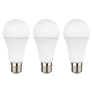3 x Eglo LED A60 Birnen 11W = 75W E27 matt 1055lm warmweiß 3000K Ra>90