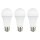 3 x Eglo LED A60 Birnen 11W = 75W E27 matt 1055lm warmweiß 3000K Ra>90