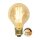 Star Trading LED Filament G80 Globe 3,7W E27 Gold 240lm extra warmweiß 1800K DIMMBAR