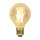 Star Trading LED Filament G80 Globe 3,7W E27 Gold 240lm extra warmweiß 1800K DIMMBAR