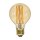 Star Trading LED Filament G80 Globe 3,7W E27 Gold 240lm extra warmweiß 1800K DIMMBAR