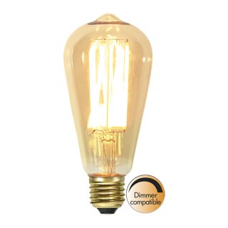 Star Trading LED Filament ST64 Edison 3,7W E27 Gold 240lm extra warmweiß 1800K DIMMBAR