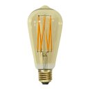 Star Trading LED Filament ST64 Edison 3,7W E27 Gold 240lm extra warmweiß 1800K DIMMBAR