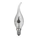 Star Trading Glühbirne Flackerkerze Windstoß 3W E14 klar Flamme Flicker