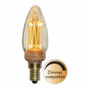 Star Trading LED Inner Glow C35 Kerze 2,3W E14 klar 70lm extra warmweiß 1800K DIMMBAR