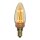 Star Trading LED Inner Glow C35 Kerze 2,3W E14 klar 70lm extra warmweiß 1800K DIMMBAR