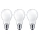 3 x Philips LED A60 Birnen 7W = 60W E27 matt 806lm...