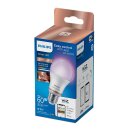 Philips LED Smart Birne A60 8W = 60W E27 matt 806lm RGBTW...