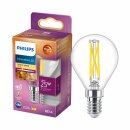 Philips LED Filament P45 Tropfen 2,5W = 25W E14 klar...