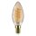 Philips LED Spiral Filament Kerze B35 2,5W = 15W E14 Gold 136lm extra warmweiß 1800K DIMMBAR