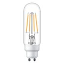 Philips LED Filament Leuchtmittel Röhre T30 4,5W = 40W GU10 klar 470lm Neutralweiß 4000K