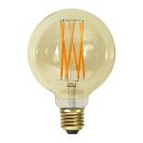 Star Trading LED Filament G95 Globe 3,7W E27 Gold 240lm extra warmweiß 1800K DIMMBAR
