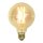 Star Trading LED Filament G95 Globe 3,7W E27 Gold 240lm extra warmweiß 1800K DIMMBAR