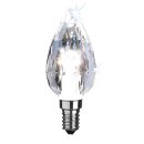 Star Trading LED Diamantschliff Kerze 4W = 38W E14 klar 435lm Neutralweiß 4000K DIMMBAR