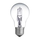 10 x Eco Halogen Glühbirne 100W=132W 1791lm E27 klar 2700K Warmweiß 360° + 10 x Baufassung Lampenfassung