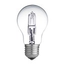10 x Eco Halogen Glühbirne 70W = 100W E27 klar dimmbar Glühlampe 2000h + 10 x Baufassung Lampenfassung