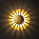 Luce Design LED Wandlampe Deckenleuchte Flare Metall/Gold Ø35cm 24W 2200lm warmweiß 3000K