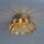 Luce Design LED Wandlampe Deckenleuchte Flare Metall/Gold Ø35cm 24W 2200lm warmweiß 3000K