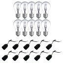 10 x Eco Halogen Glühbirne 42W = 60W E27 klar...