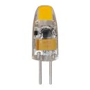 Star Trading LED COB Stiftsockellampe 1,1W G4 12V klar 100lm warmweiß 2800K DIMMBAR