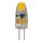 Star Trading LED COB Stiftsockellampe 1,1W G4 12V klar 100lm warmweiß 2800K DIMMBAR