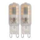 2 x Star Trading LED Stiftsockellampen 1,5W G9 matt 138lm...