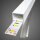 SLV LED Profil KENAI Kunststoff 2 Meter max. 10W pro Meter Abdeckung milchig