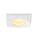 SLV LED Einbauleuchte OUT 65 Weiß eckig IP65 11W 640lm warmweiß 3000K DIMMBAR 38°